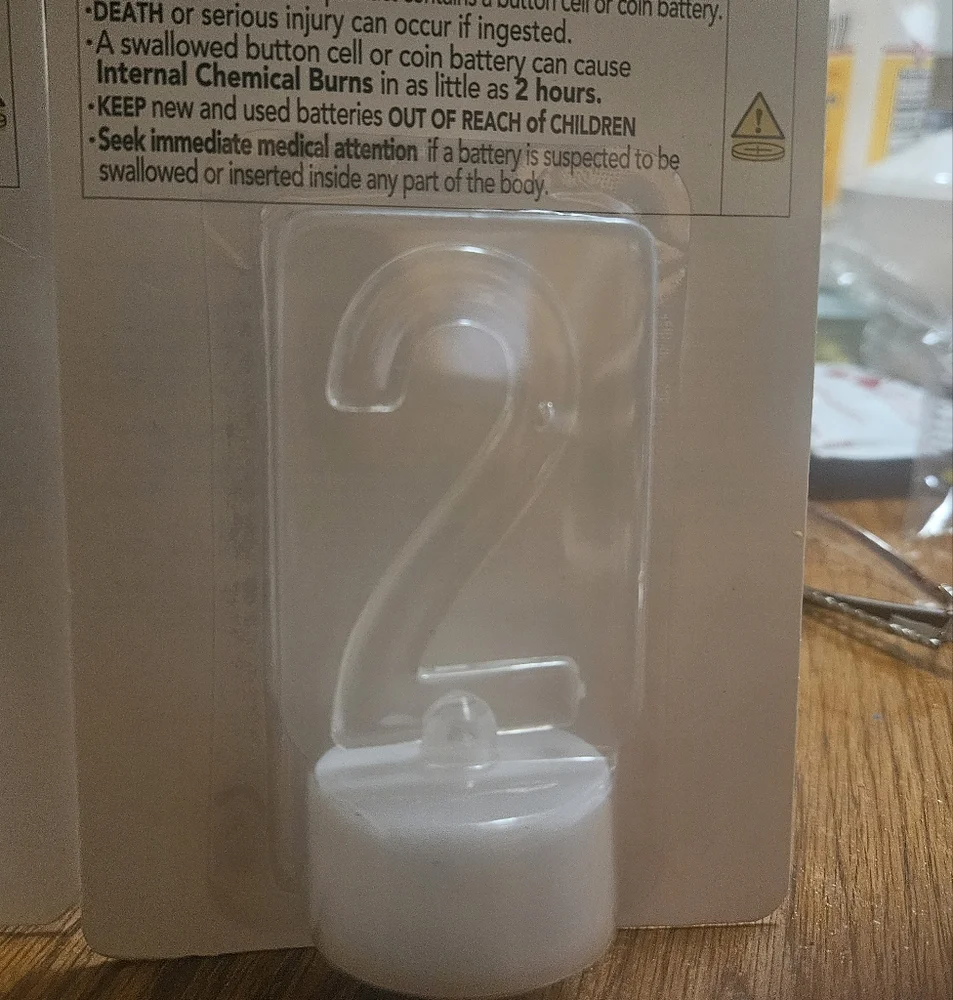 White LED Numbers 2 & 5 Light